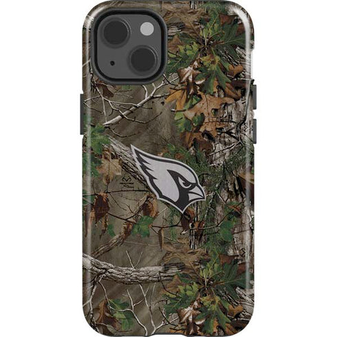 NFL Arizona Cardinals Realtree Xtra Green Camo iPhone 15 Impact Case